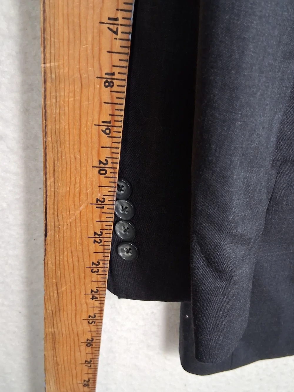 Brooks Brothers 1818 Regent Blazer 42R Solid Charcoal Gray Wool Jacket USA Made